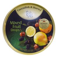 Cavendish & Harvey Tin Mixed Fruit Candy 5.3 oz